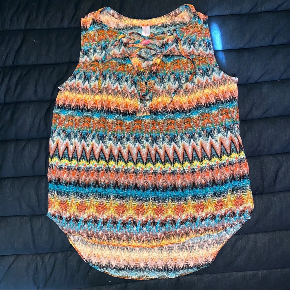 Patterned Tank Top